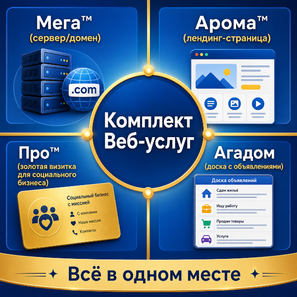 Не дорого Интернет комплект для начинающего бизнесмена от Агадом