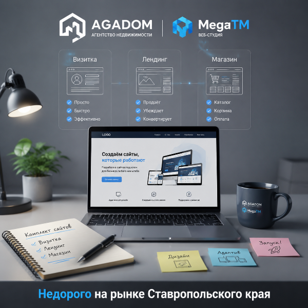 Сайт для ИП за 20 тысяч На Ставрополье запустили готовые комплекты для тех, кому надоело платить аванс фрилансерам